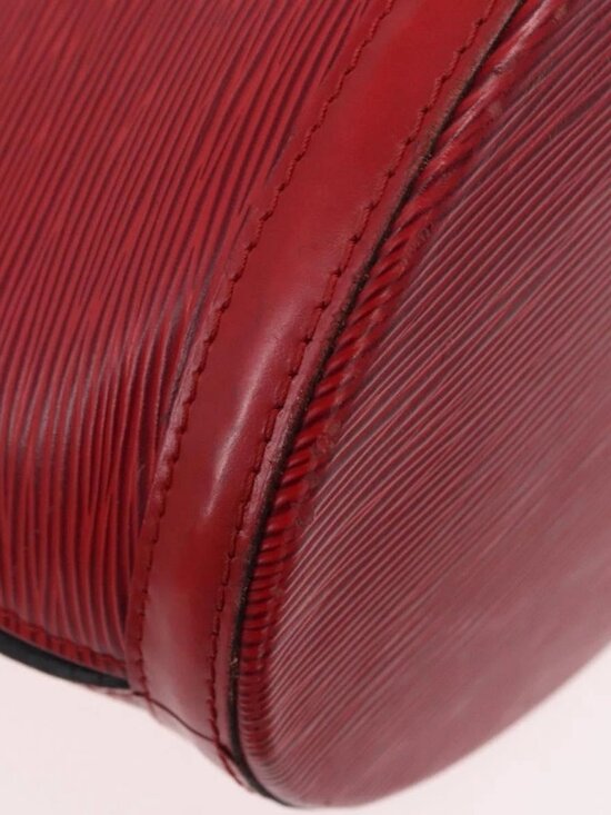 LOUIS VUITTON Epi Cluny Shoulder Bag Red M52257 LV Auth ka3024 - Picture 4 of 16